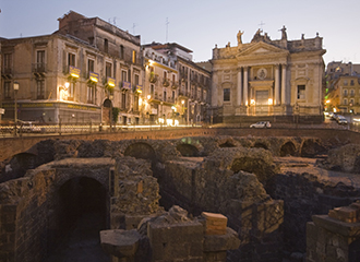 Area archeologica a Catania Anfiteatro Romano
