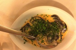 Foto di un piatto servito nel ristorante in Sicilia La Polena