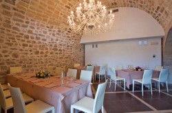 Foto della sala ristorante dell'hotel in Sicilia San Giogio Palace