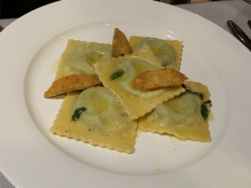 Foto di un primo piatto servito nel ristorante in Sicilia Amici Miei